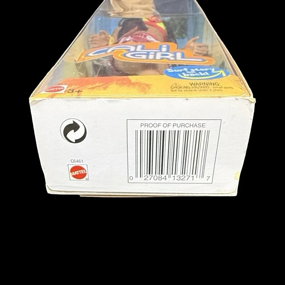 Mattel Barbie Cali Girl Doll With Surf Story C6461 2003 NRFB - READ